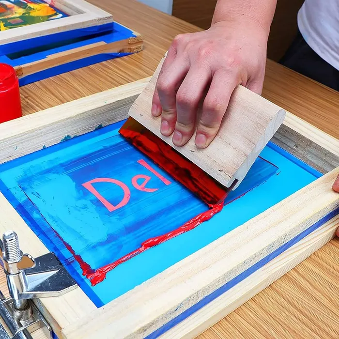 Silk screen na tela